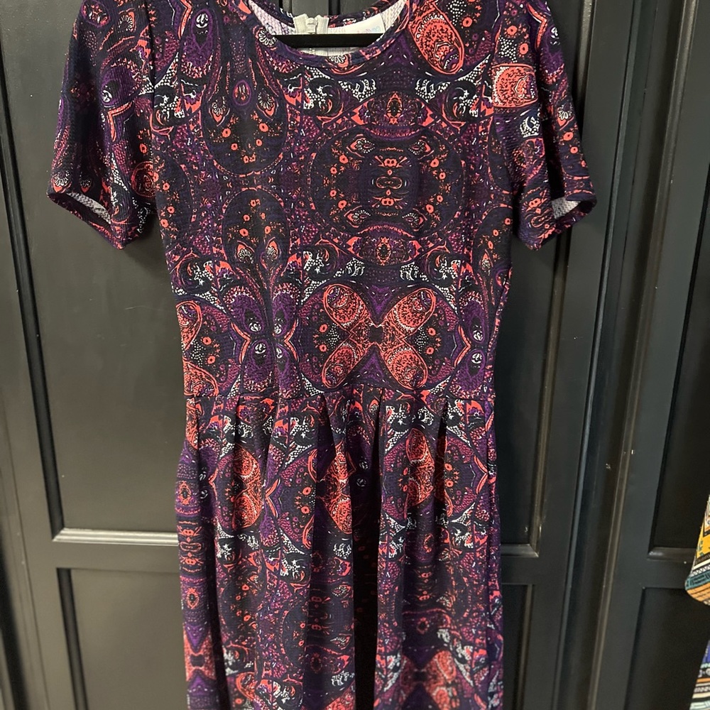 Purple and coral Amelia, XL. New, no tags.